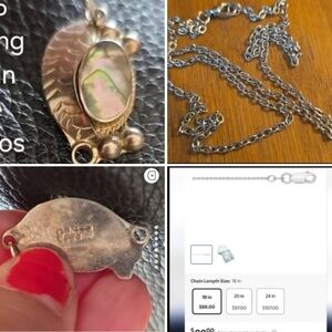 SOLD Elsewhere Necklace deconstructed From Slave Bracelet See Photo